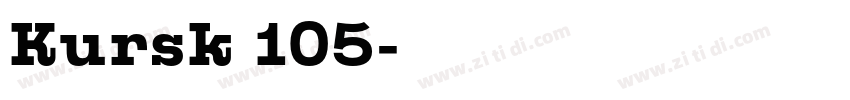 Kursk 105字体转换